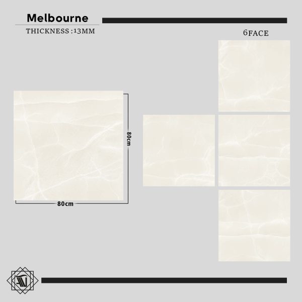 گرانیت Melbourne سایز (80*80) سوپرنانو پولیش (کف)